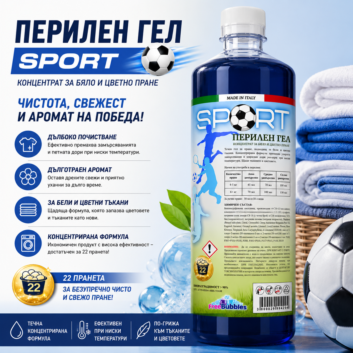 Sport – Перилен гел концентрат