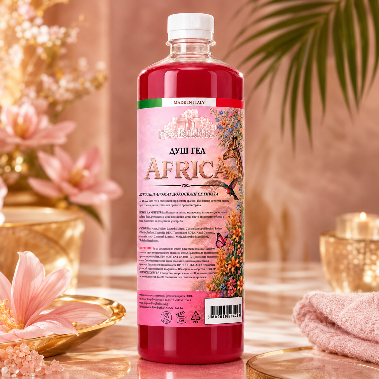 Душ гел Africa