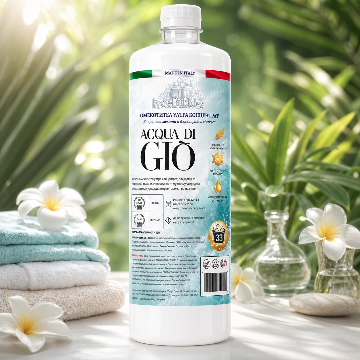Acqua di Gio - Омекотител ултра концентрат