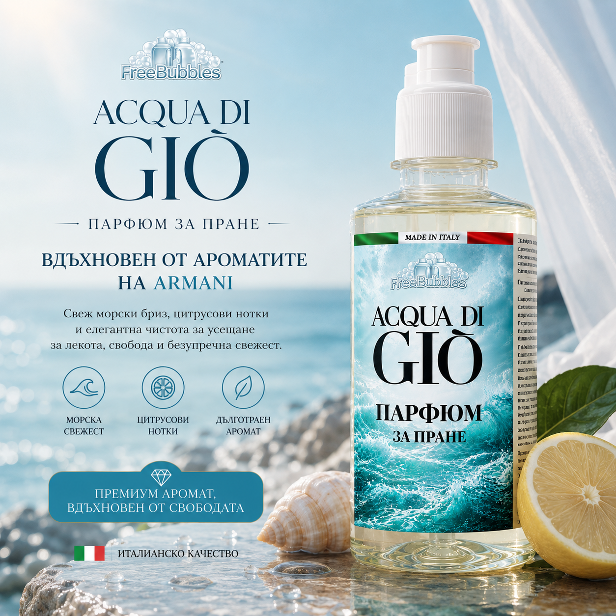 Acqua di Gio - Парфюм за пране концентрат