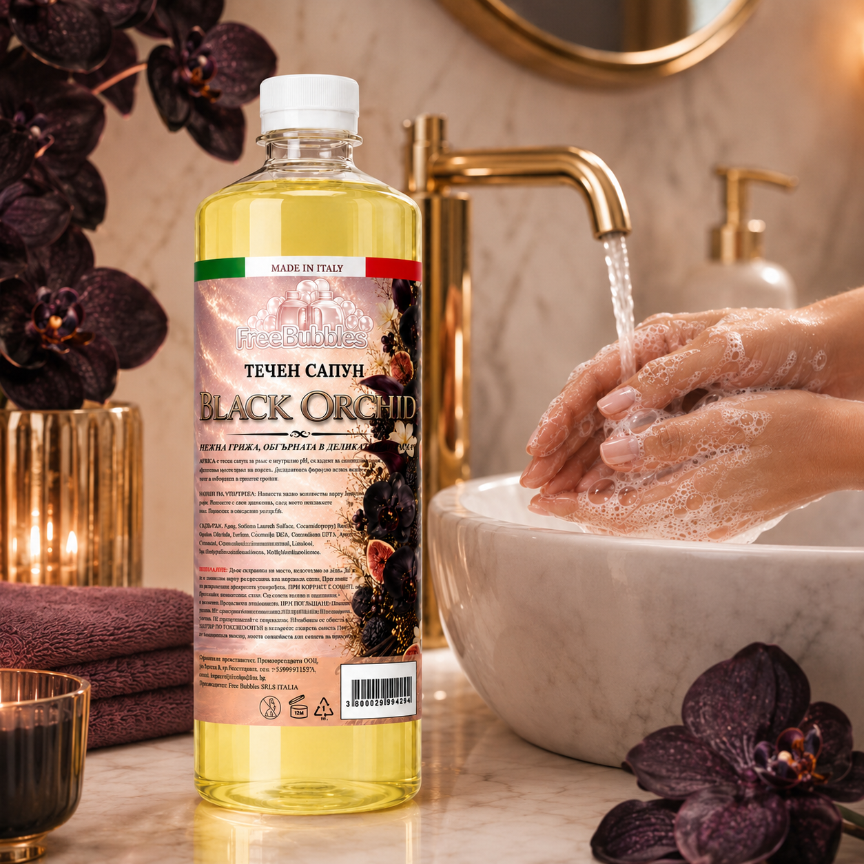 Течен сапун Black Orchid