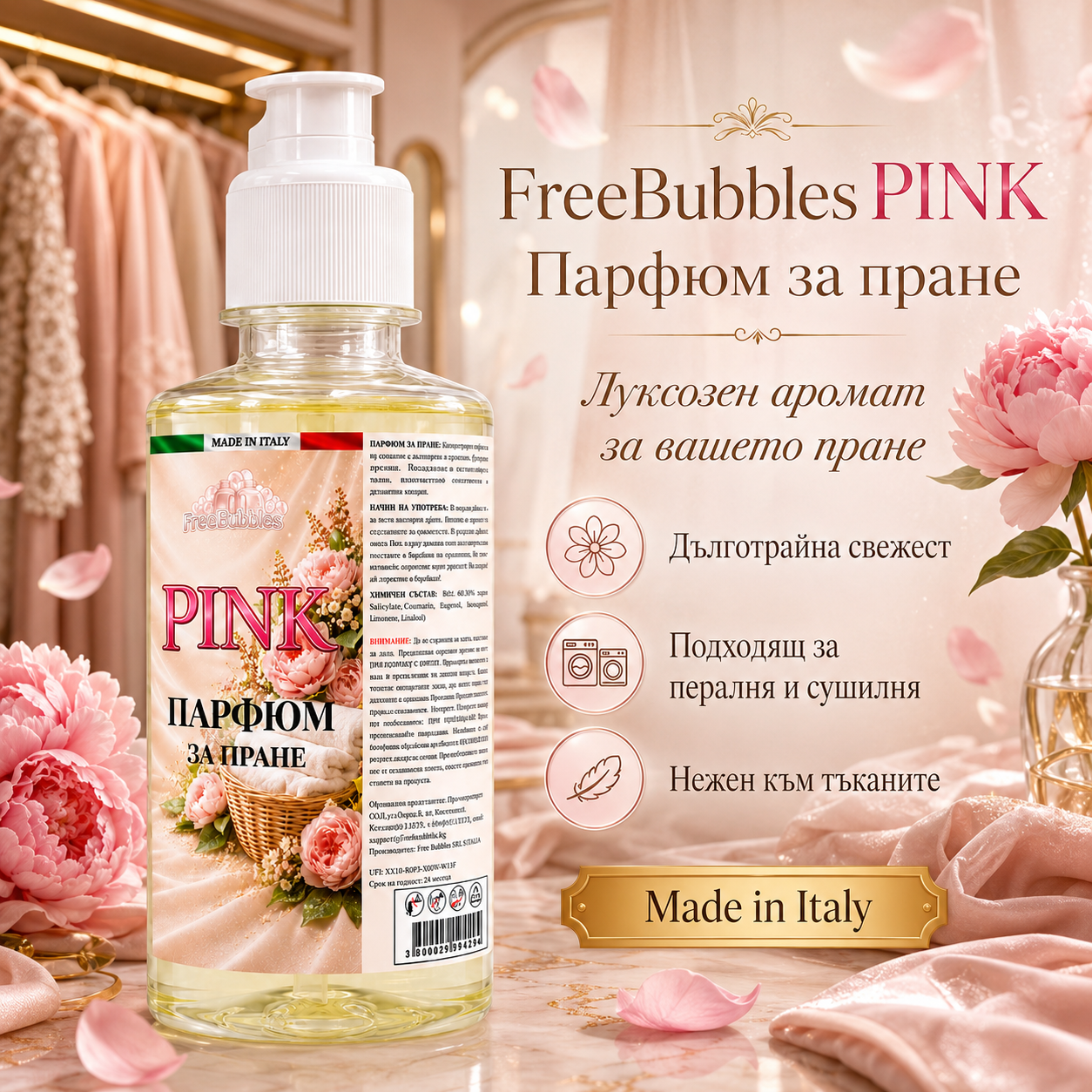 Pink - Парфюм за пране концентрат