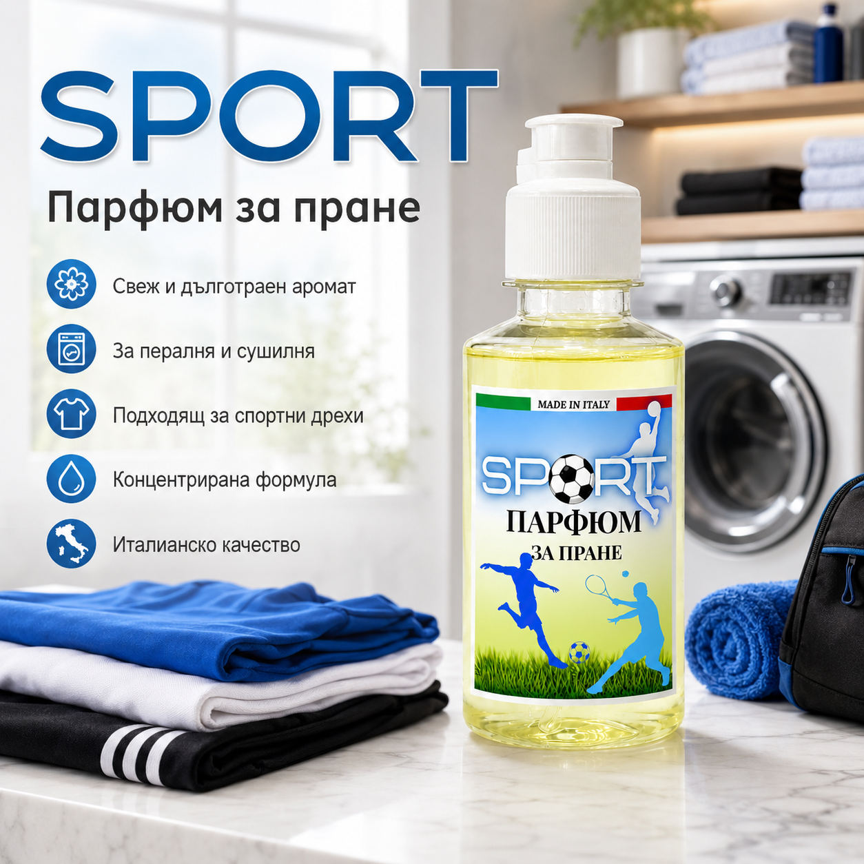 Sport – Парфюм за пране концентрат