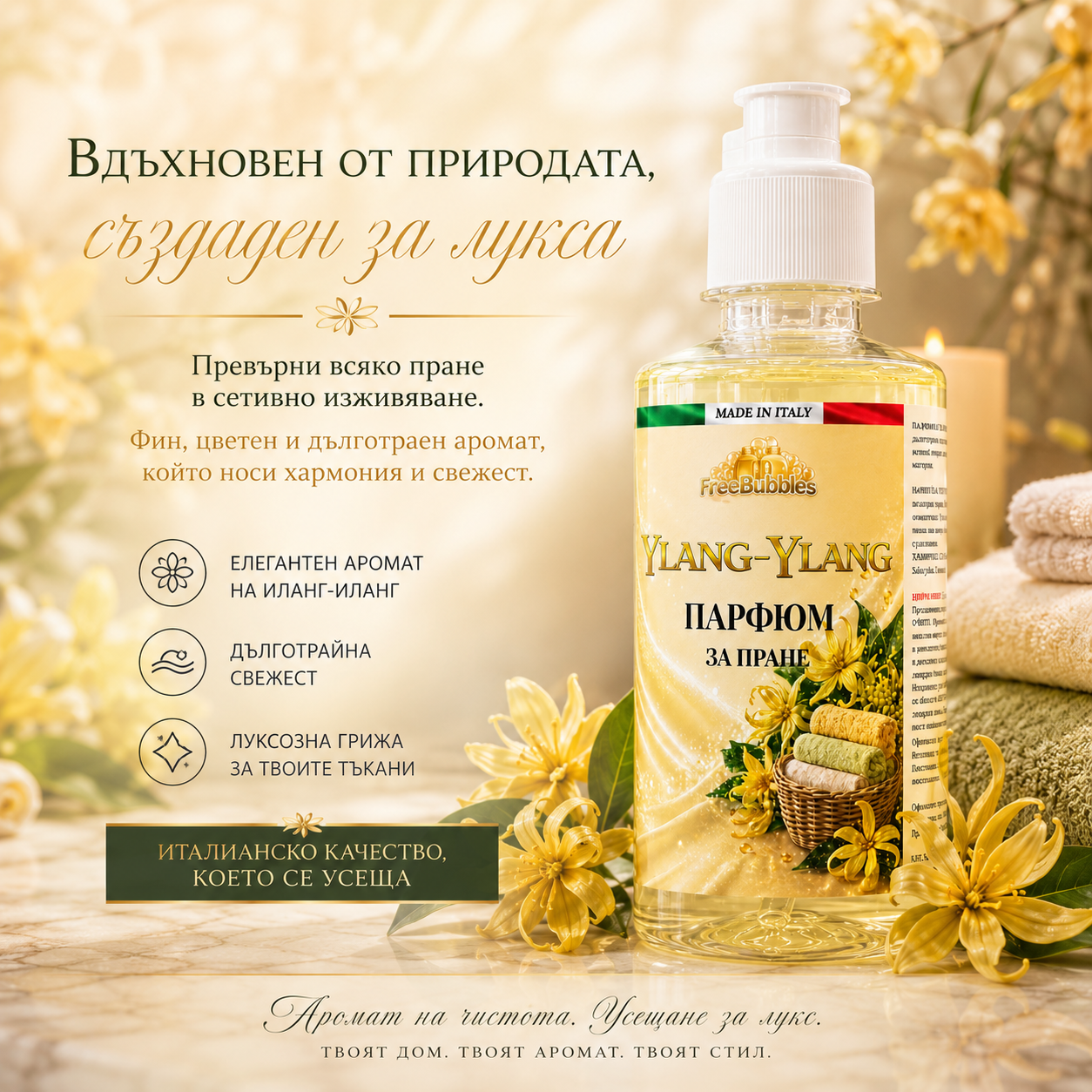 Ylang-Ylang - Парфюм за пране концентрат