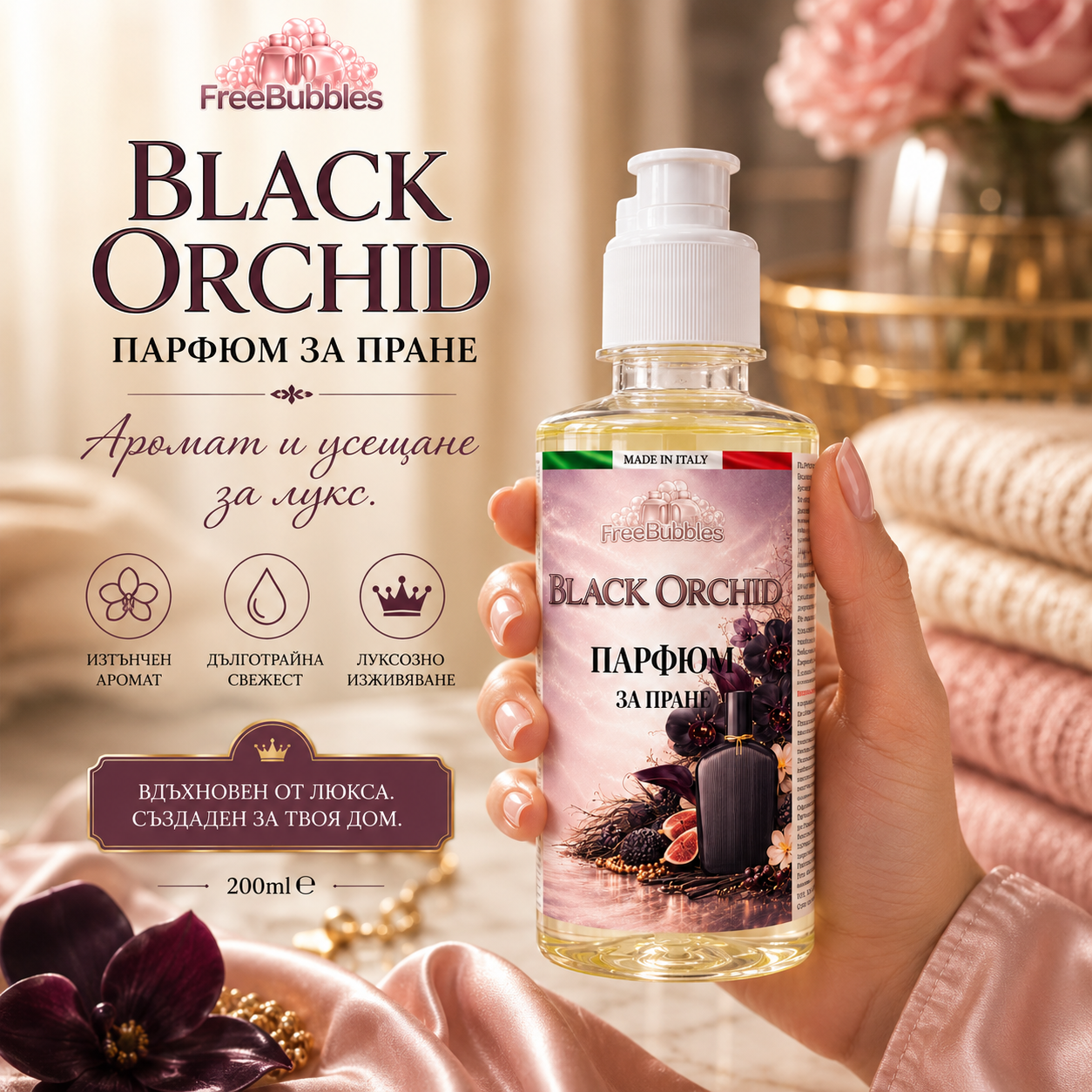 Black Orchid - Парфюм за пране концентрат