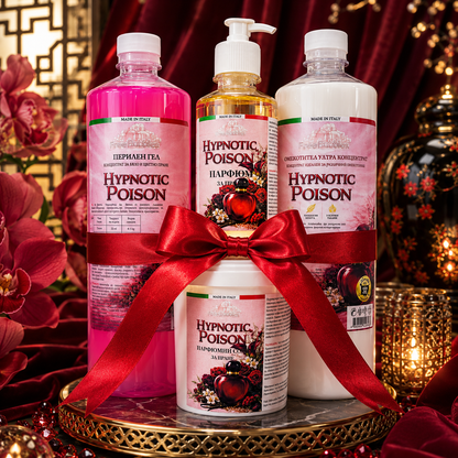 Hypnotic Poison комплект за пране – перилен гел, омекотител, парфюм и соли