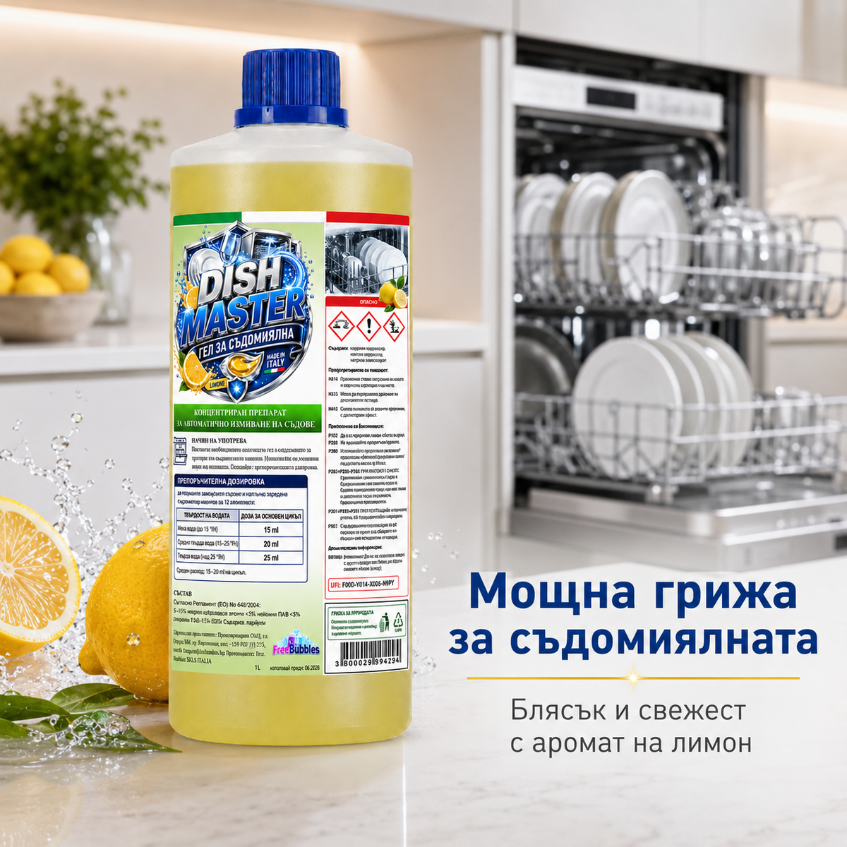 Гел за съдомиялна – Dish Master