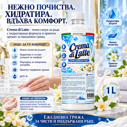 Течен сапун Crema di Latte